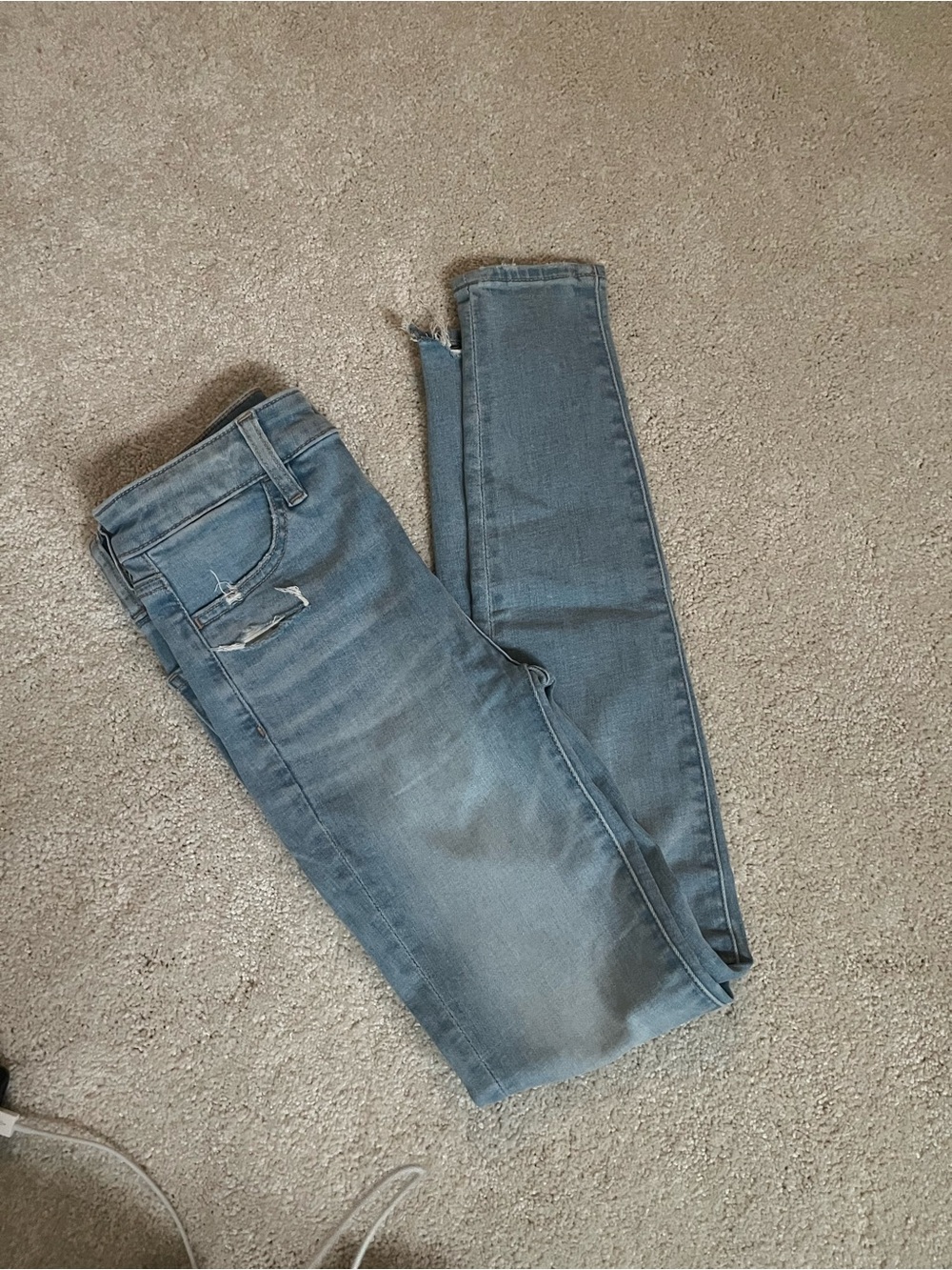 American Eagle Outfitters Light Blue Skinny Jeans